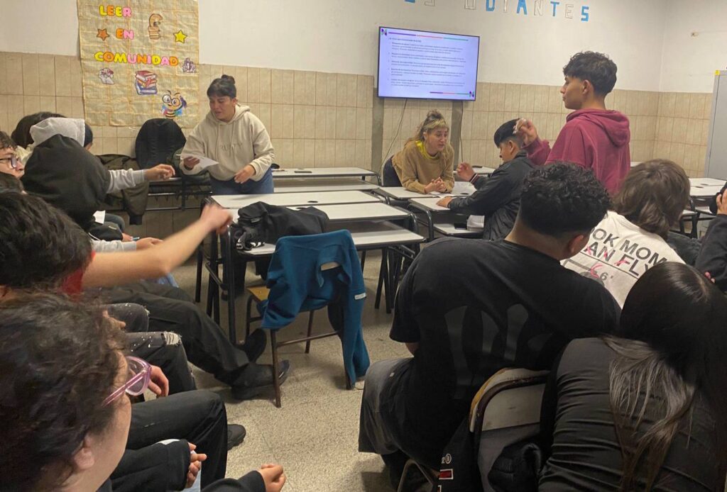 Taller de ESI en EES N° 11, San Justo, el 11 de agosto de 2025