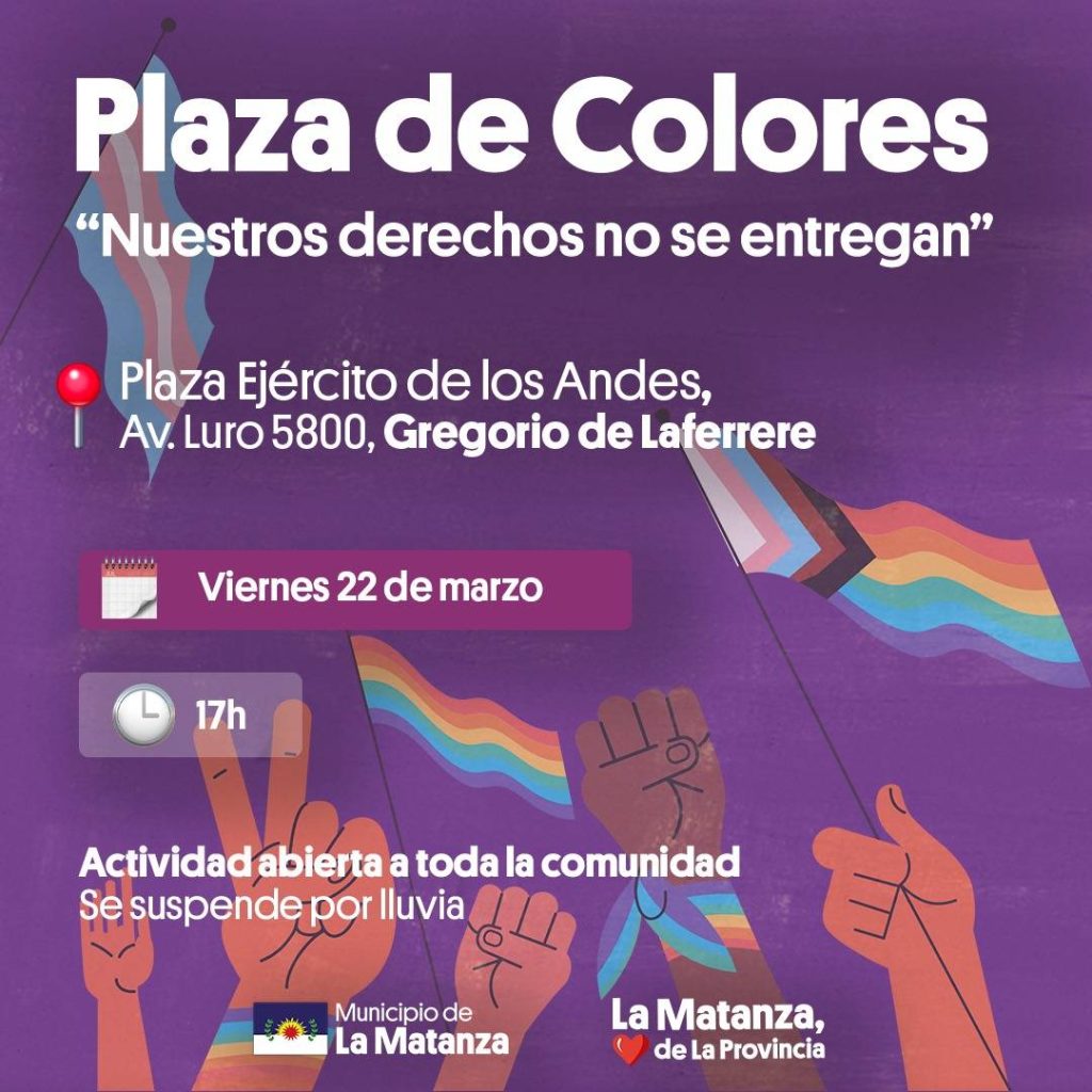 Anuncio Plaza de Colores en Laferrere, en febrero 2024
