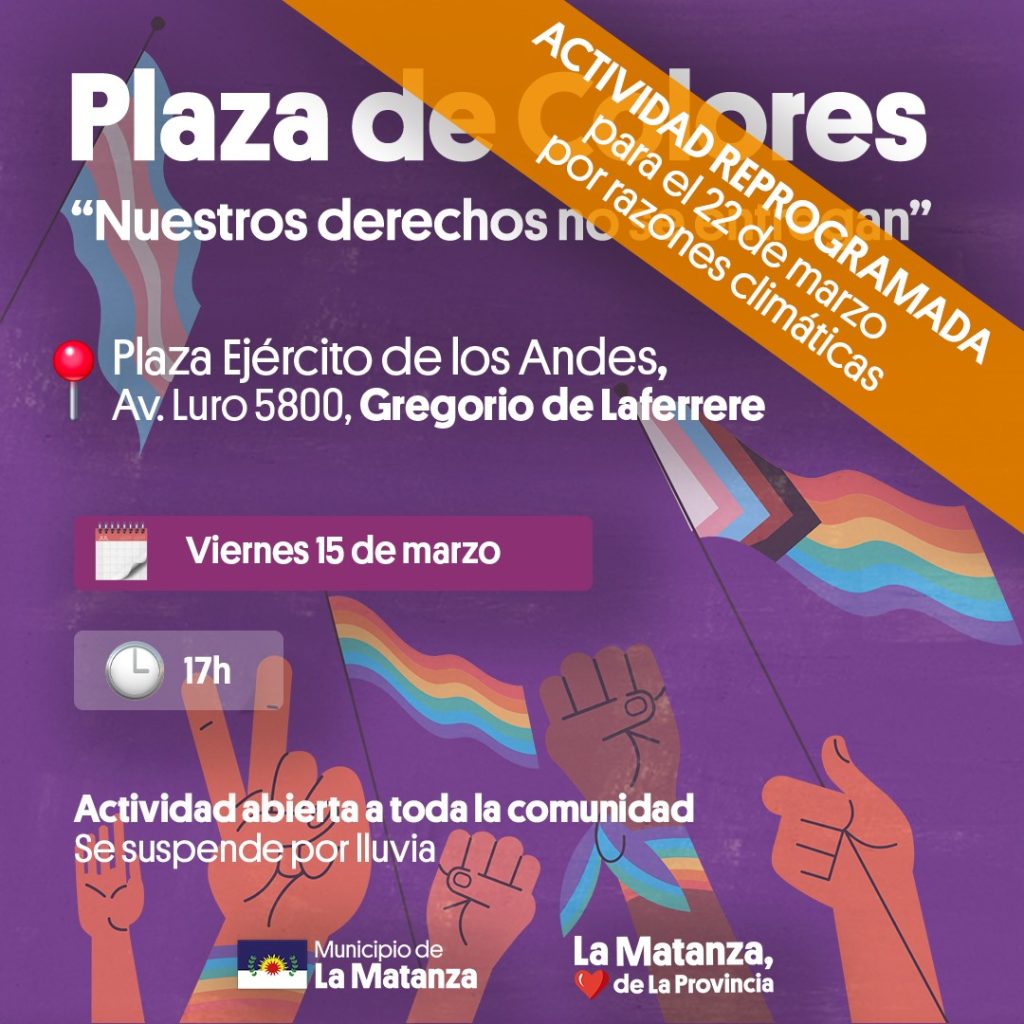 Reprogramación de Plaza de Colores en Laferrere