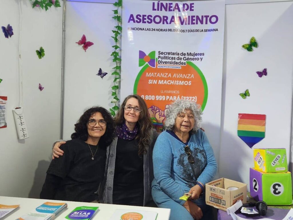 Stand de la Secretaría en la Feria del Libro de La Matanza
