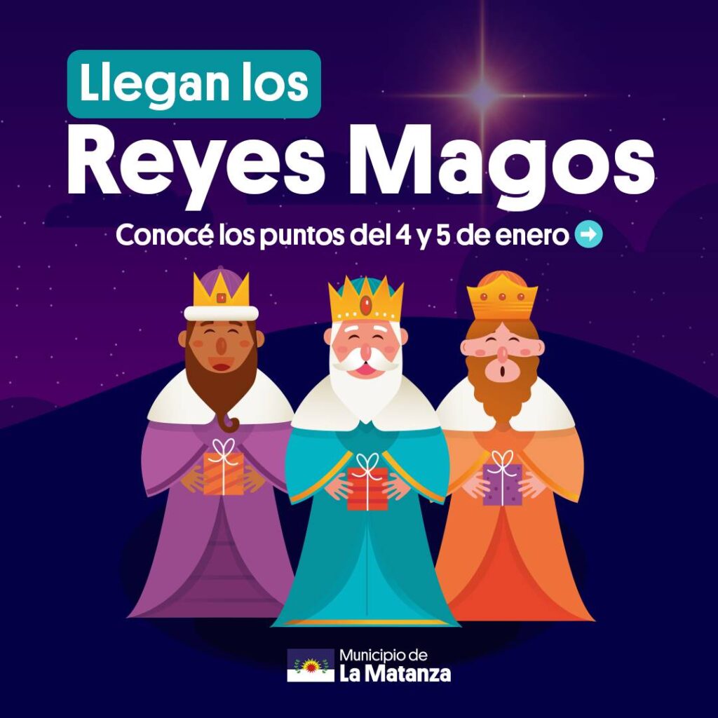 Llegan los Reyes Magos con miles de juguetes para las chicas y chicos de La Matanza