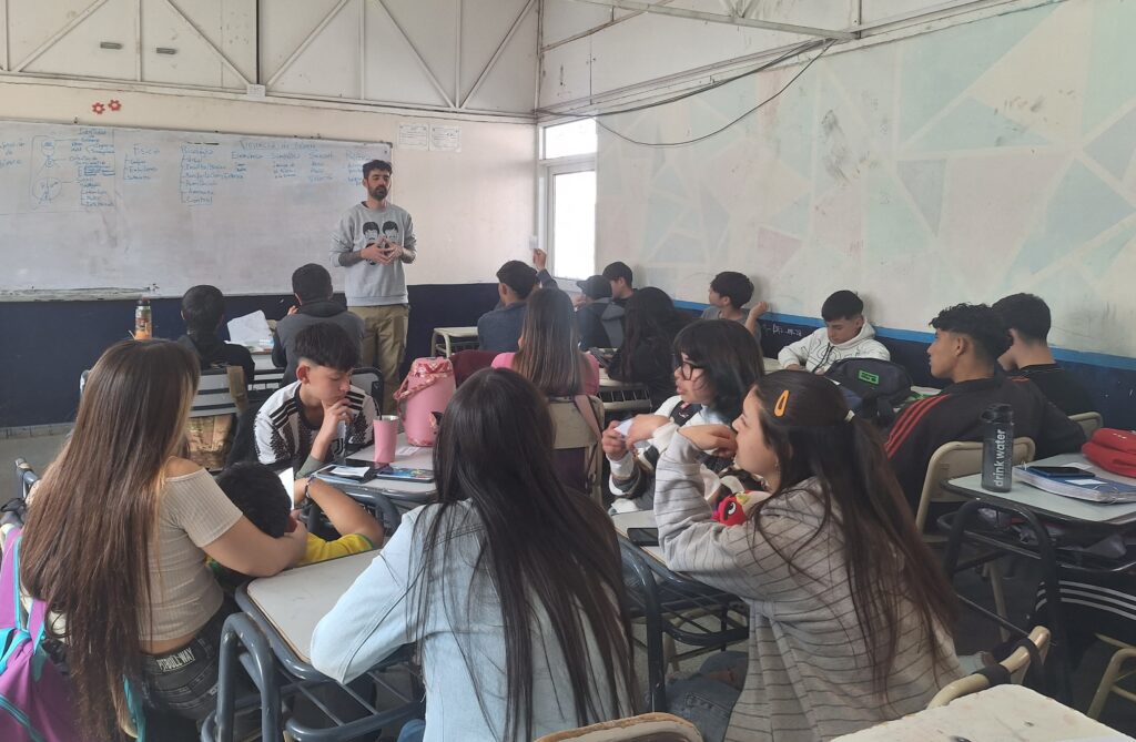 Taller de ESI en la EES 142 de Villa Scasso, Gonzalez Catán