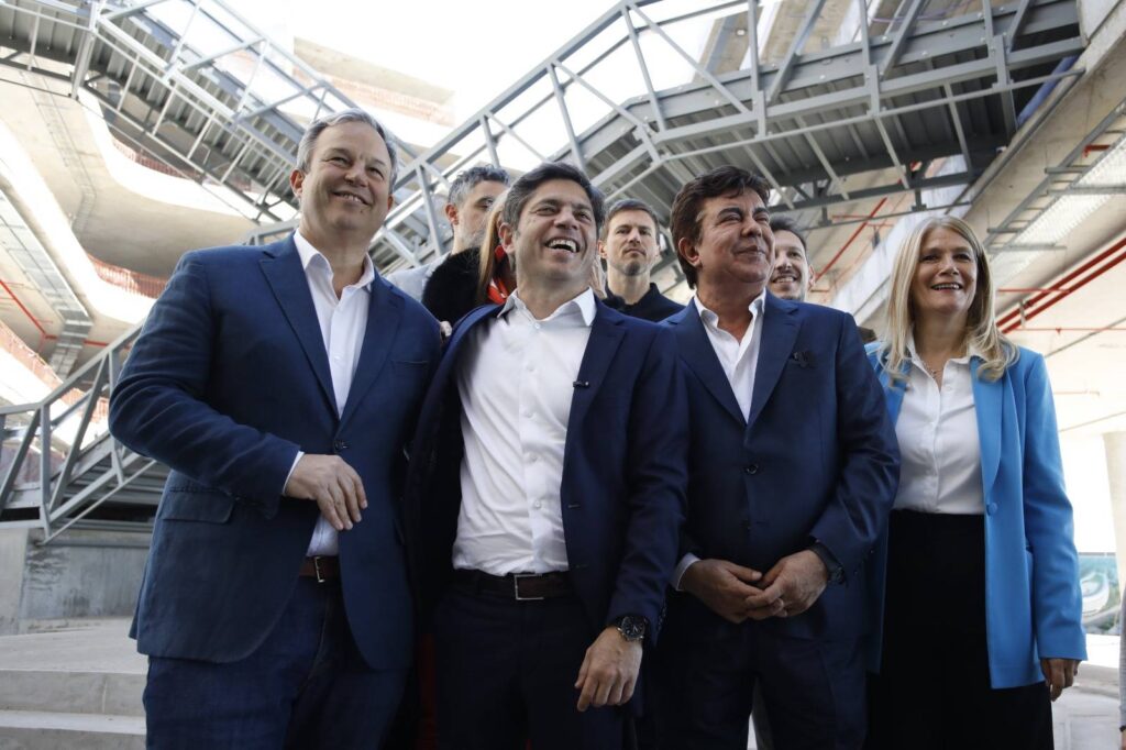 Espinoza, Kicillof y Magario recorrieron las obras del primer Polo Científico Tecnológico