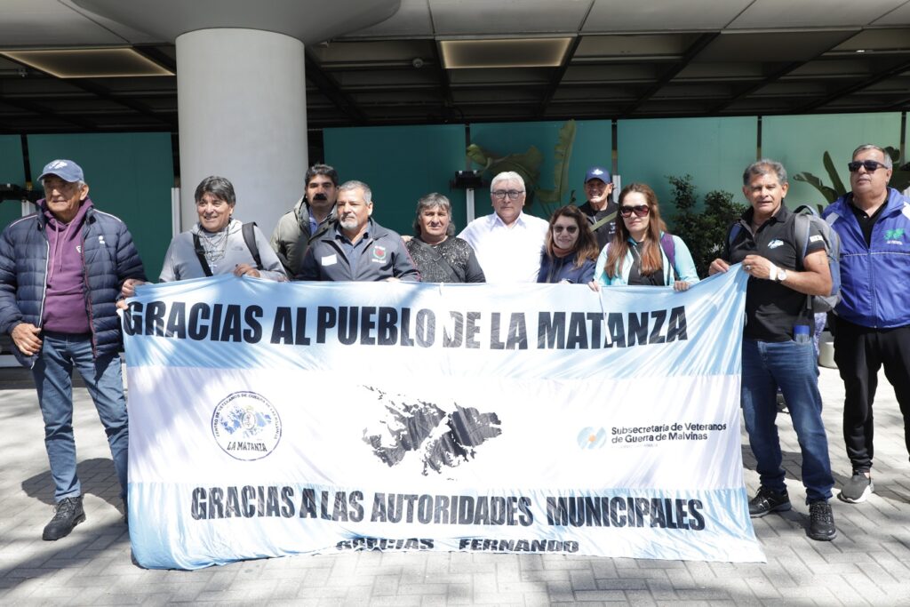 Ex combatientes de Malvinas, de La Matanza, viajan a las islas