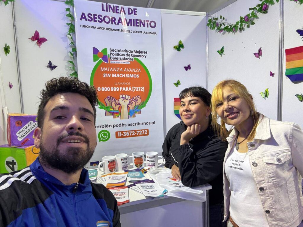 Stand de la Secretaría en la Feria del Libro de La Matanza