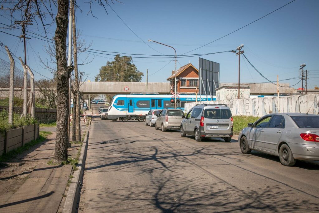 Construcción del Viaducto Belgrano Sur