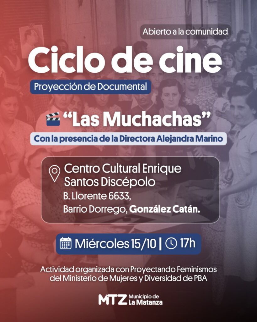 Cine debate Las Muchachas, de Alejandra Marino