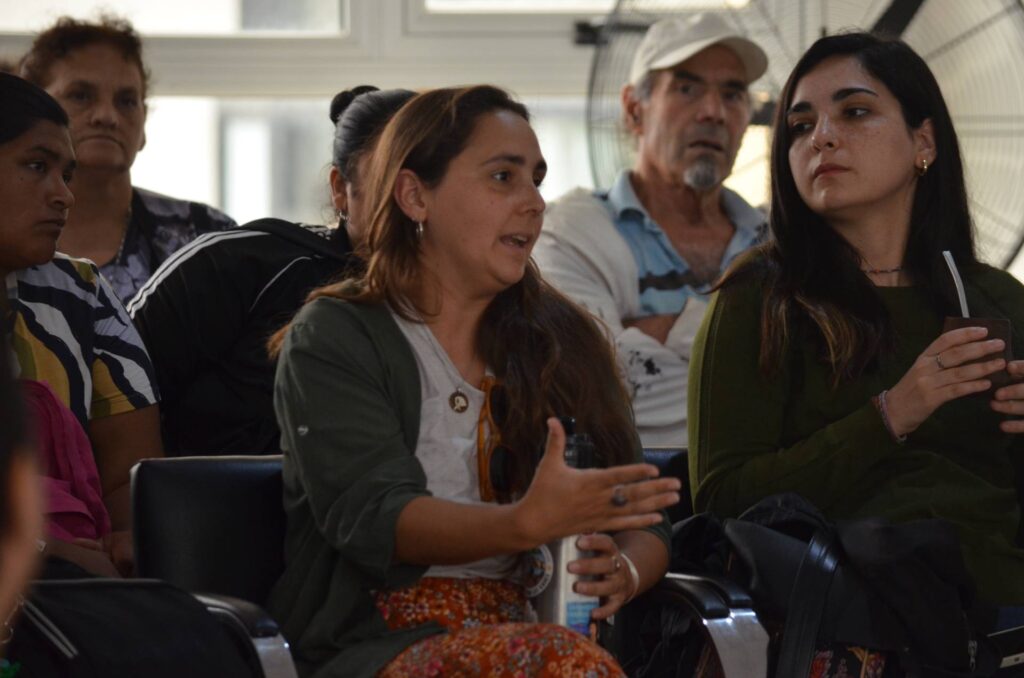 Belén Peretto, directora de la Región III del Ministerio de Mujeres y Diversidad de PBA, en los 16 Días de Activismo