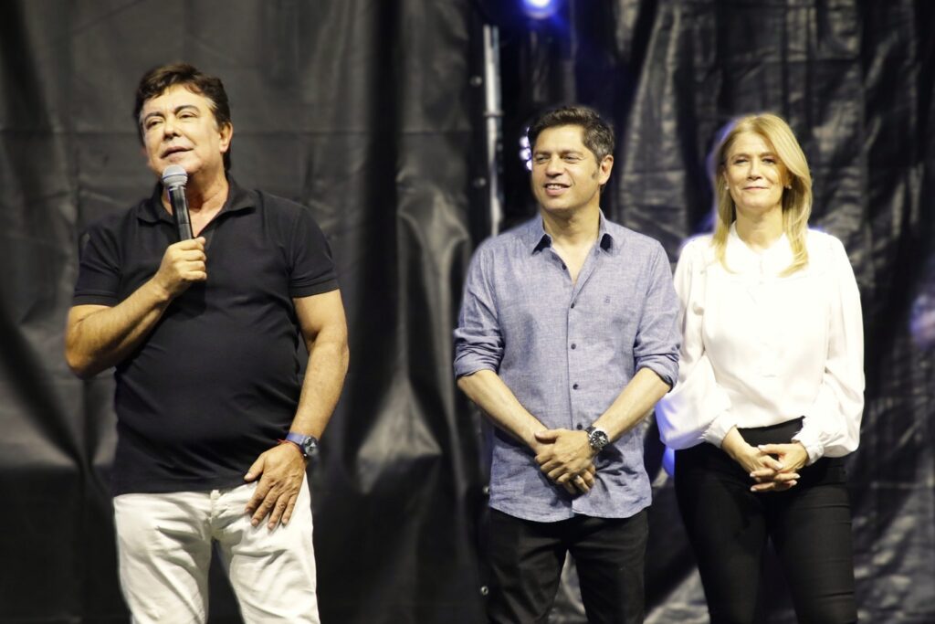 Fernando Espinoza, Axel Kicillof y Verónica Magario despidieron el año 2025 junto a la militancia en La Matanza