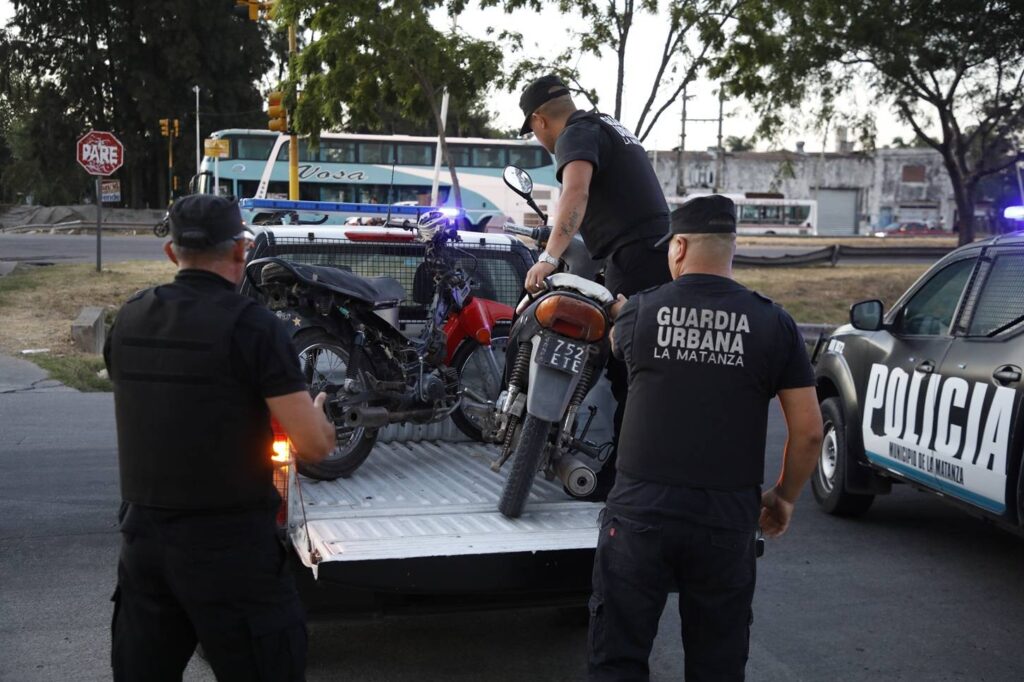 Motos incautadas La Matanza