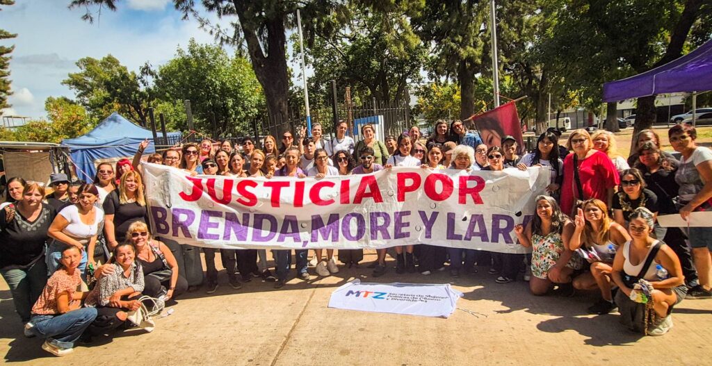 Jornada 8M en la plaza Ejército de los Andes, en Laferrere, La Matanza, marzo de 2026