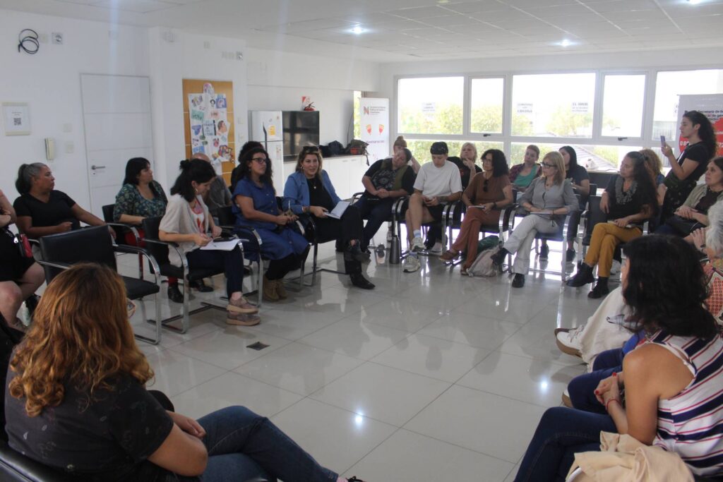 Reunión con centros conveniantes, red asistencia contra las violencias en La Matanza