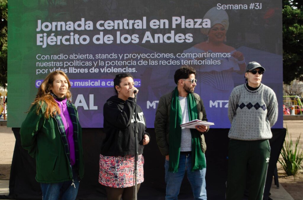 Jornada Ni Una Menos en plaza de Laferrere, 2026