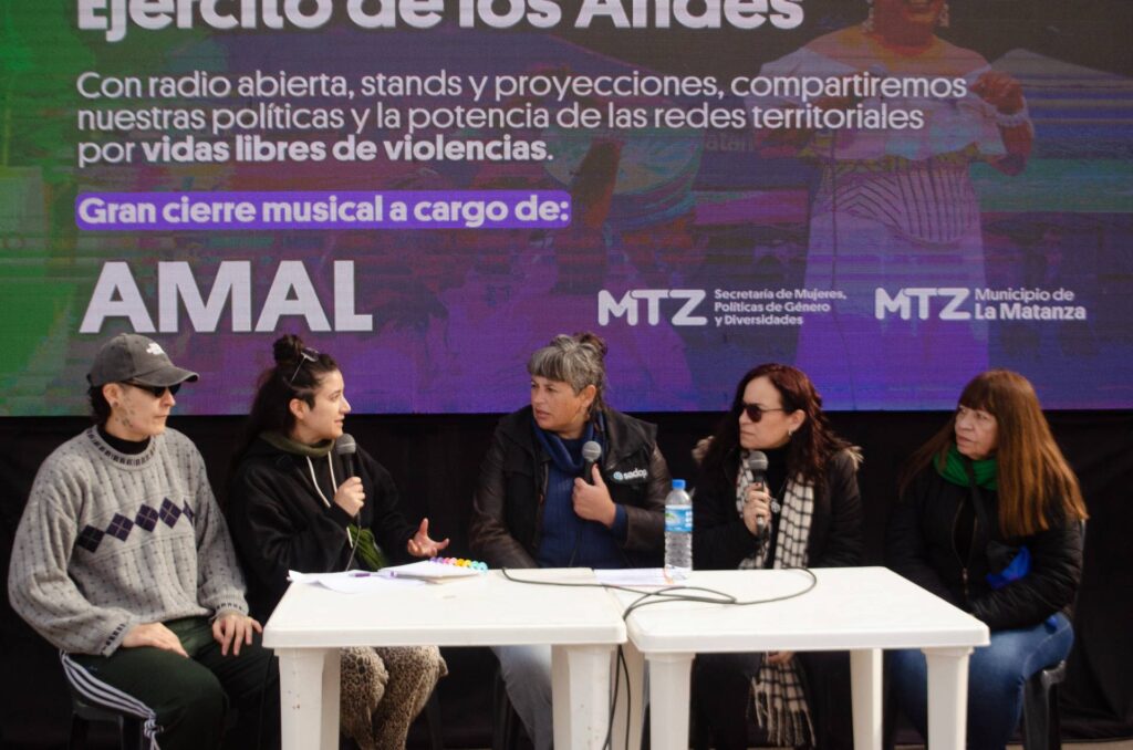 Jornada Ni Una Menos en plaza de Laferrere, 2026